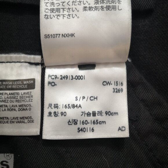 NWT Levi's Commuter 4 Way Stretch Men's Size Small Black Trucker Jacket w/ Hood - Picture 8 of 16